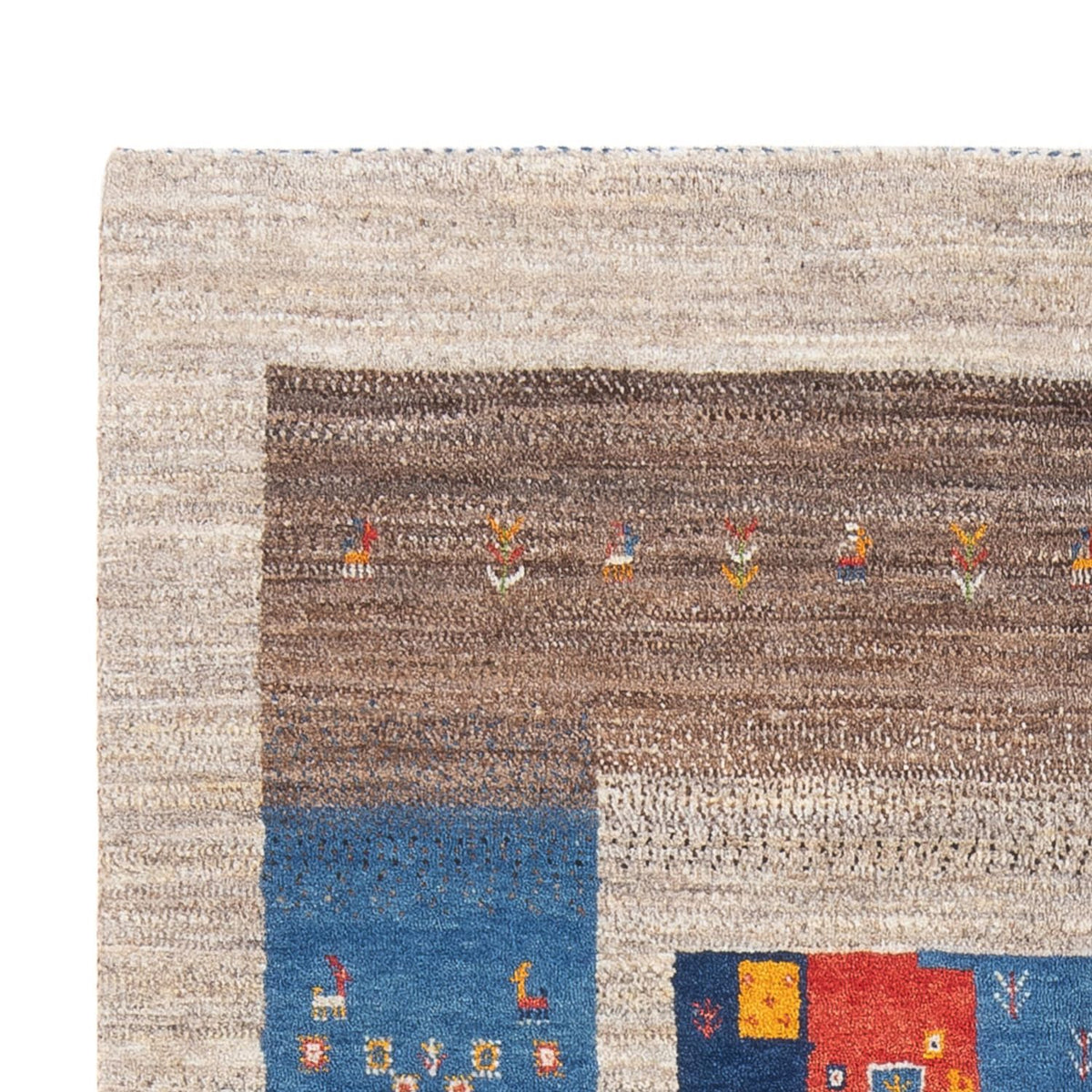 Alfombra Gabbeh - Loribaft Persa - 184 x 124 cm - multicolor