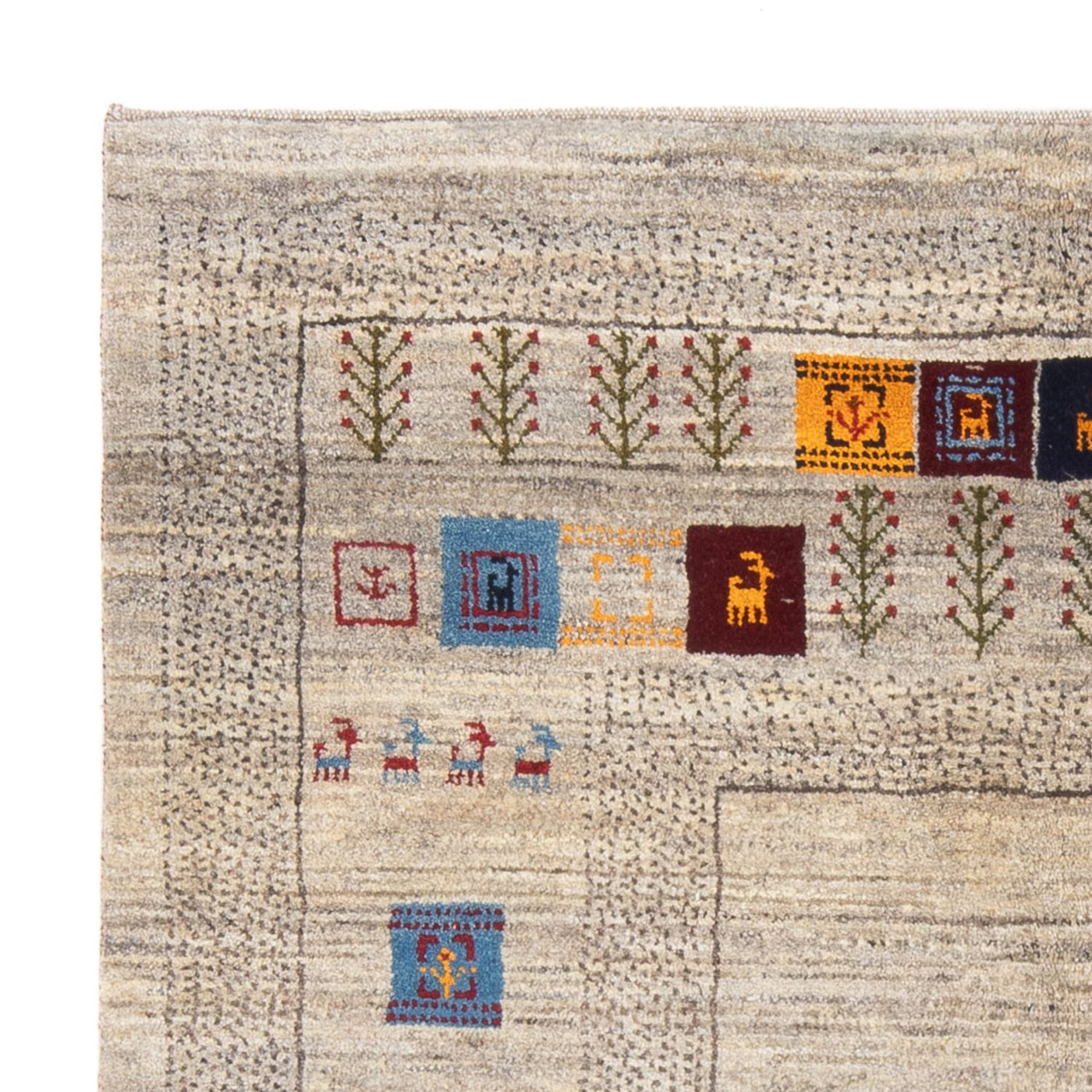 Gabbeh persa Alfombra 196x155cm - Perserteppich Wollteppich