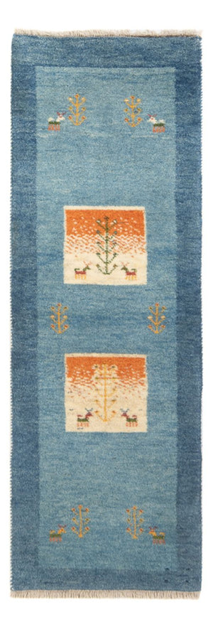 Alfombra de pasillo Alfombra Gabbeh - Persa - 148 x 50 cm - multicolor