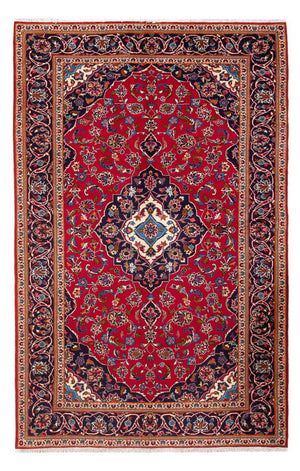 Alfombra persa - Keshan - 250 x 152 cm - rojo