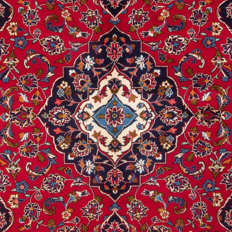 Alfombra persa - Keshan - 250 x 152 cm - rojo