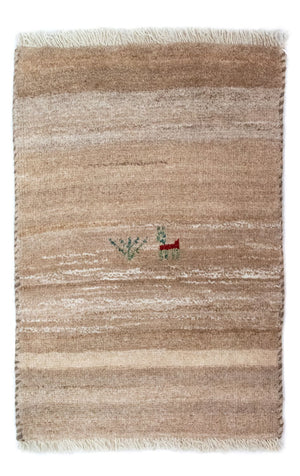 Alfombra Gabbeh - Persa - 60 x 40 cm - marrón