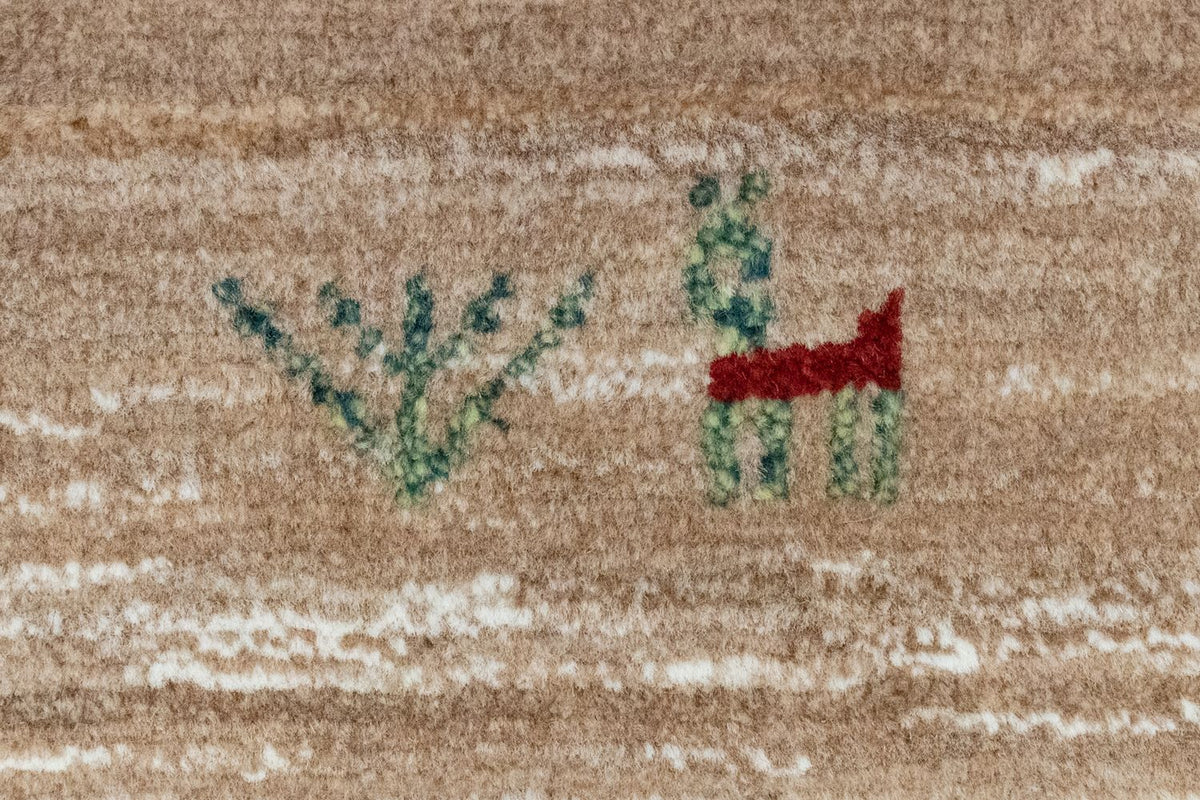 Alfombra Gabbeh - Persa - 60 x 40 cm - marrón