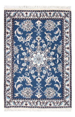 Alfombra persa - Nain - 85 x 58 cm - azul
