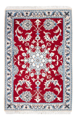 Alfombra persa - Nain - 94 x 60 cm - rojo