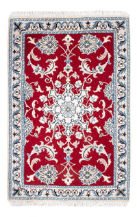 Alfombra persa - Nain - 94 x 60 cm - rojo