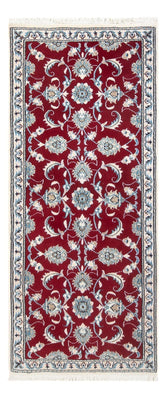 Alfombra de pasillo Alfombra persa - Nain - 189 x 78 cm - rojo