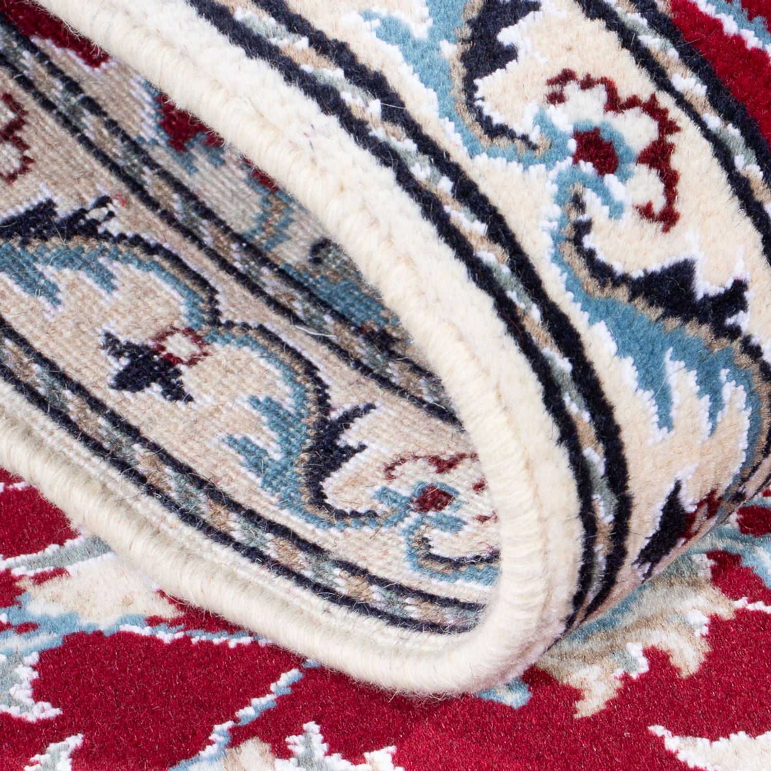 Alfombra de pasillo Alfombra persa - Nain - 189 x 78 cm - rojo