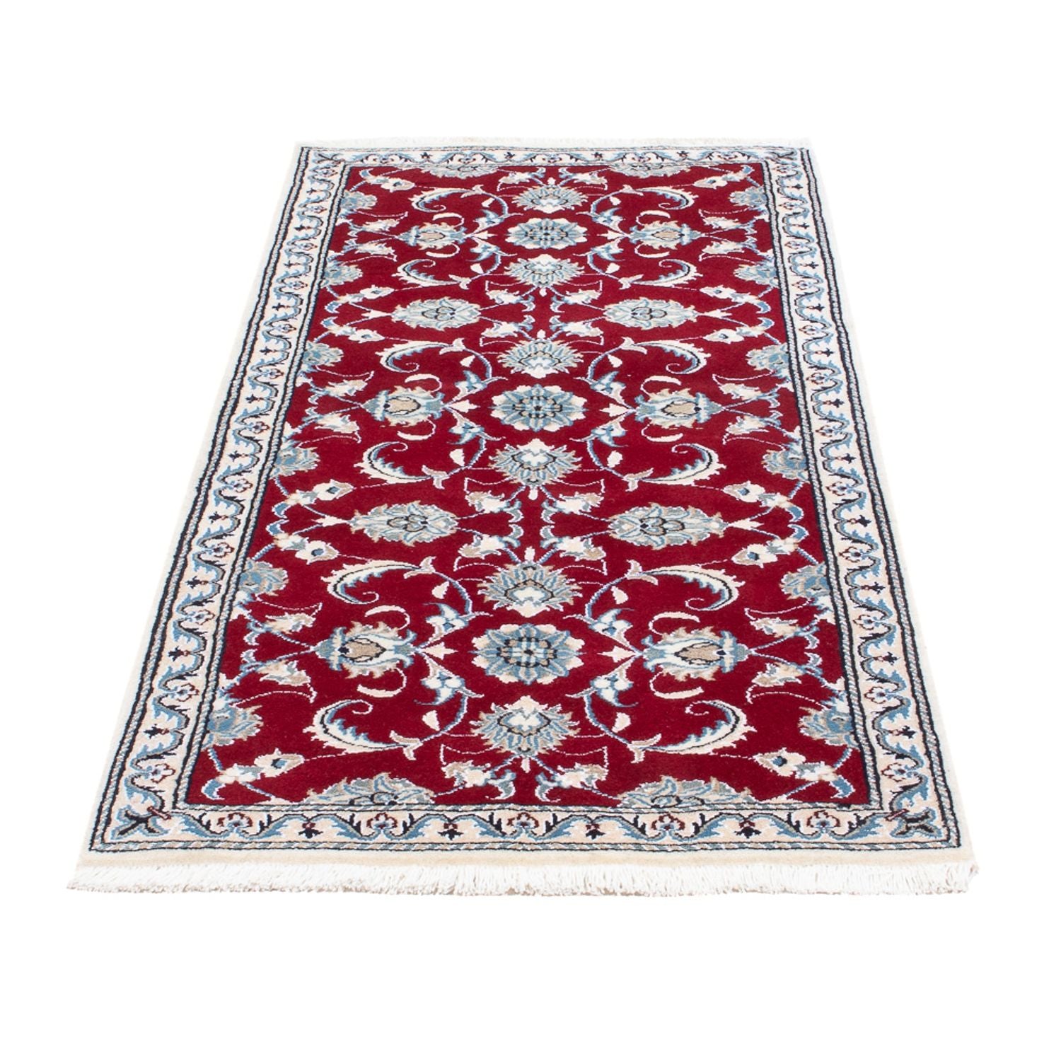 Alfombra de pasillo Alfombra persa - Nain - 189 x 78 cm - rojo