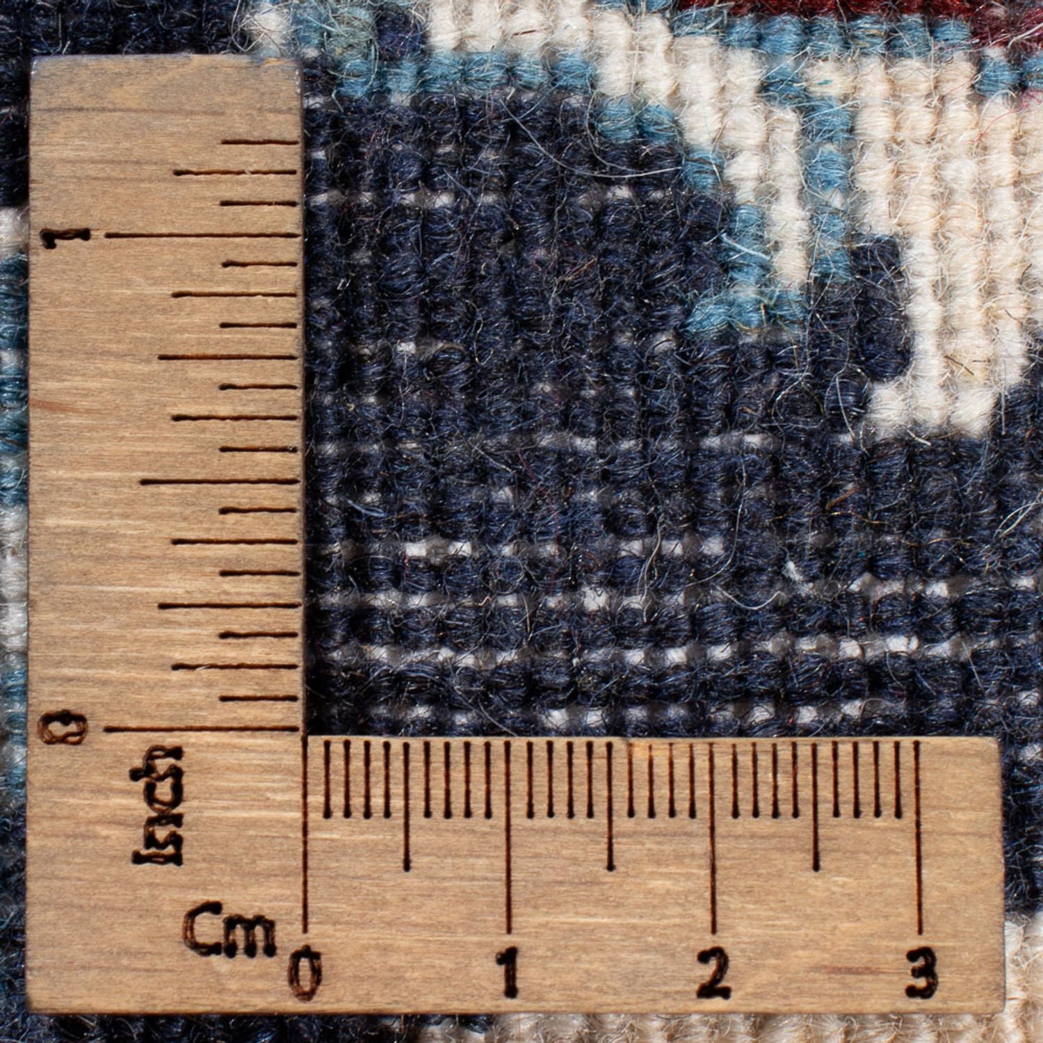 Alfombra de pasillo Alfombra persa - Nain - 210 x 79 cm - azul oscuro