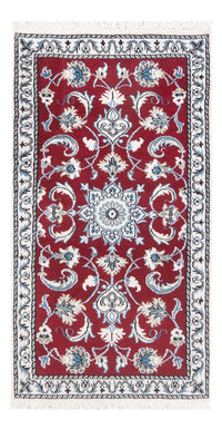 Alfombra persa - Nain - 137 x 72 cm - rojo