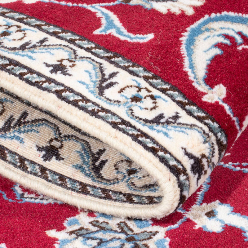 Alfombra persa - Nain - 136 x 69 cm - rojo
