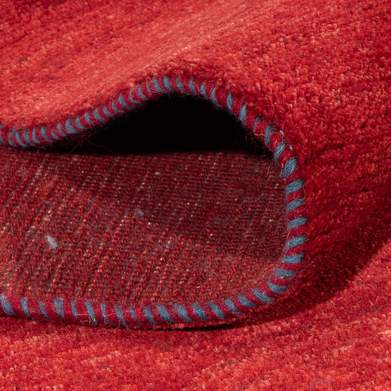 Alfombra Gabbeh - Persa cuadrado  - 216 x 207 cm - rojo