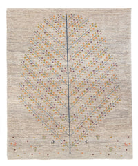 Alfombra Gabbeh - Persa - 200 x 151 cm - beige oscuro