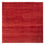 Alfombra Gabbeh - Persa cuadrado  - 210 x 210 cm - rojo