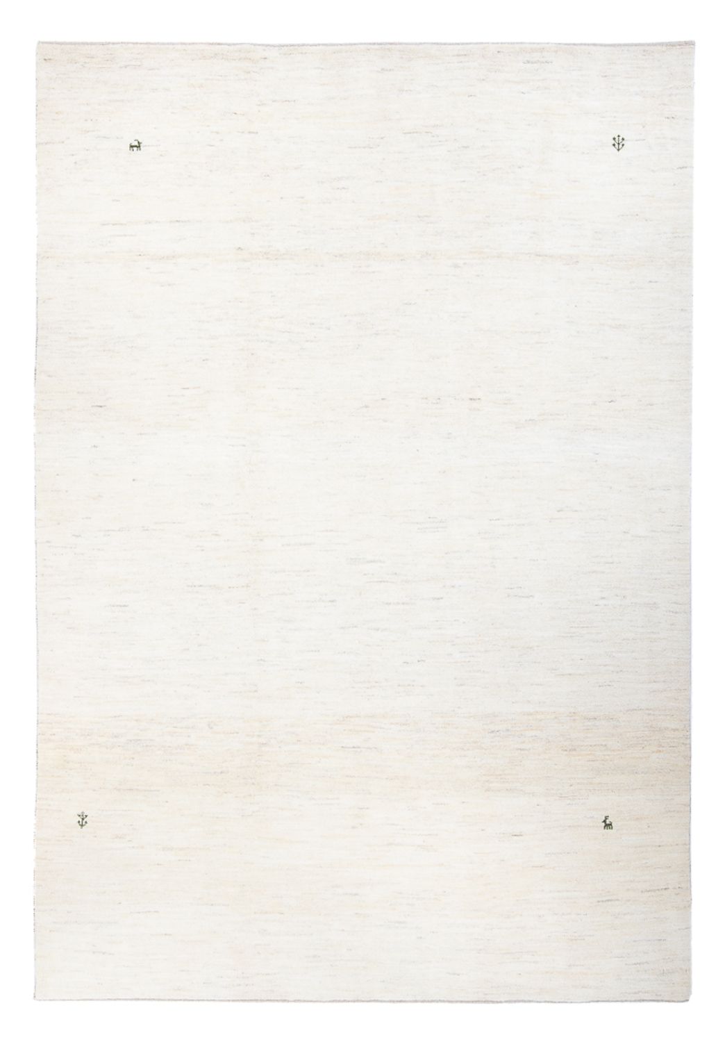 Alfombra Gabbeh - Persa - 294 x 205 cm - blanco