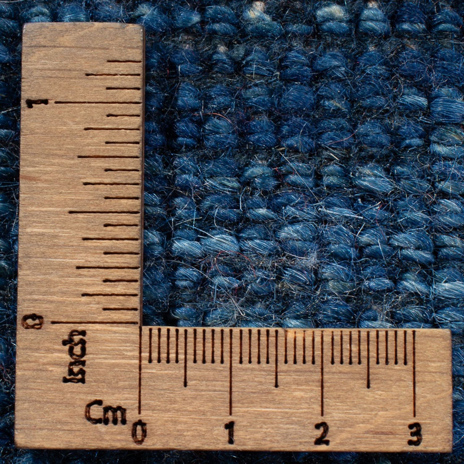 Alfombra Gabbeh - Persa - 140 x 72 cm - azul marino