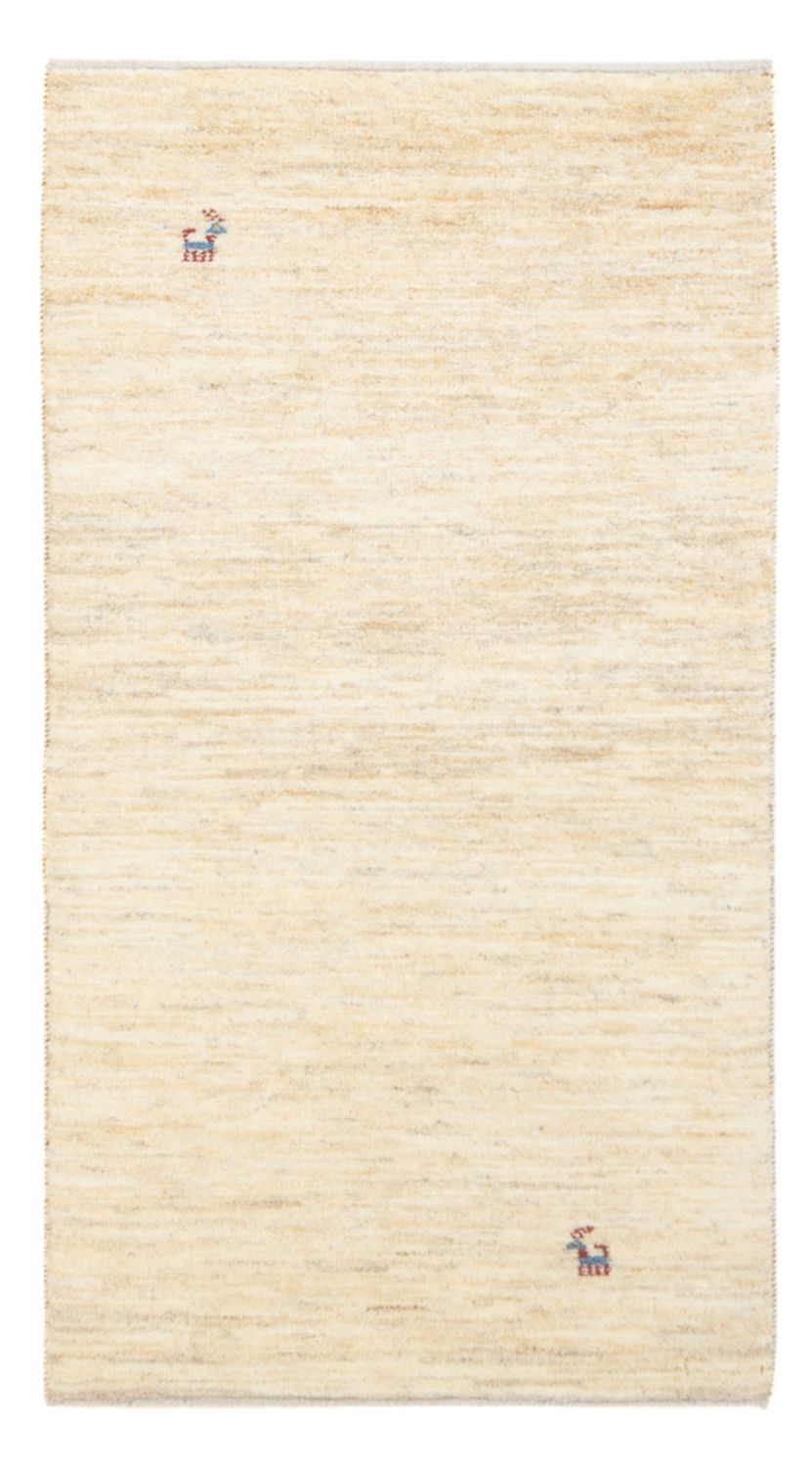 Alfombra Gabbeh - Persa - 139 x 71 cm - beige claro