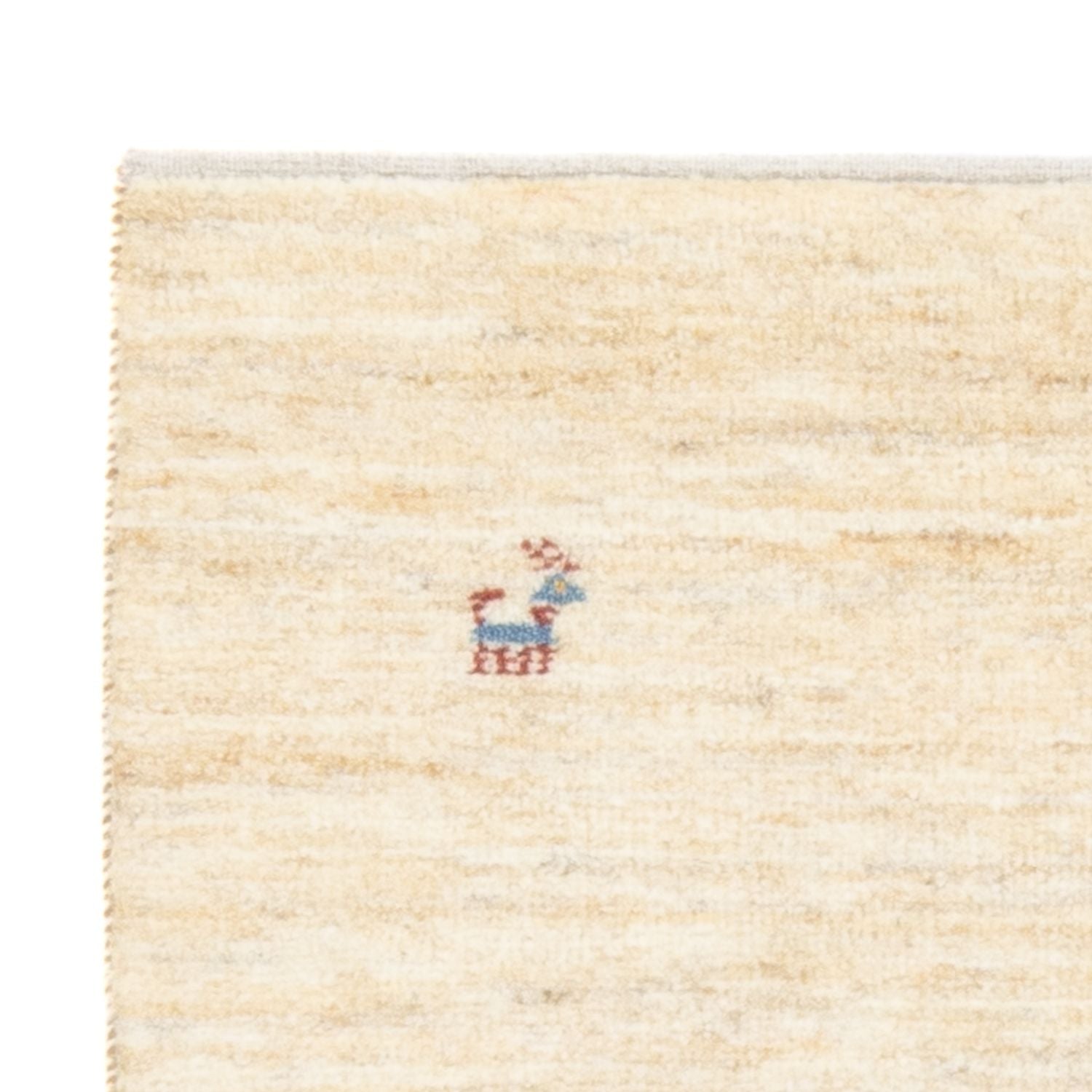 Alfombra Gabbeh - Persa - 139 x 71 cm - beige claro