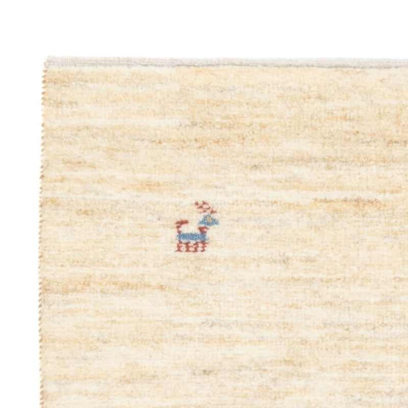 Alfombra Gabbeh - Persa - 139 x 71 cm - beige claro