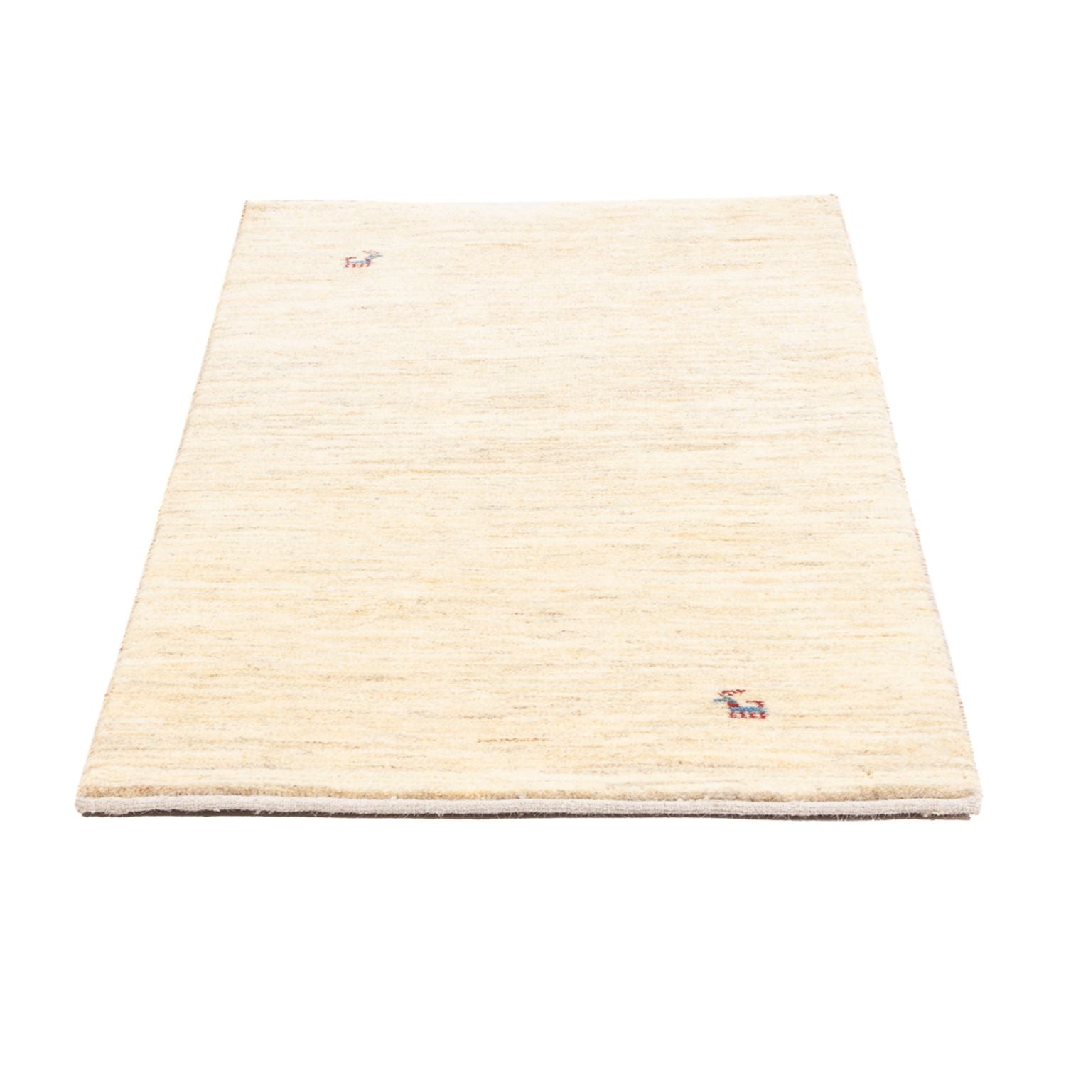 Alfombra Gabbeh - Persa - 139 x 71 cm - beige claro