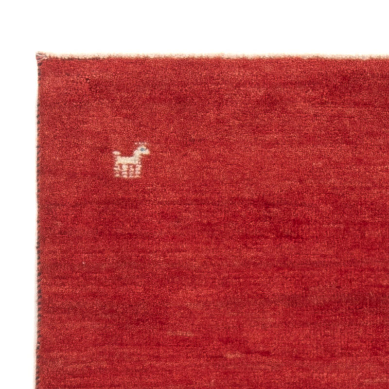 Alfombra Gabbeh - Persa - 139 x 73 cm - rojo