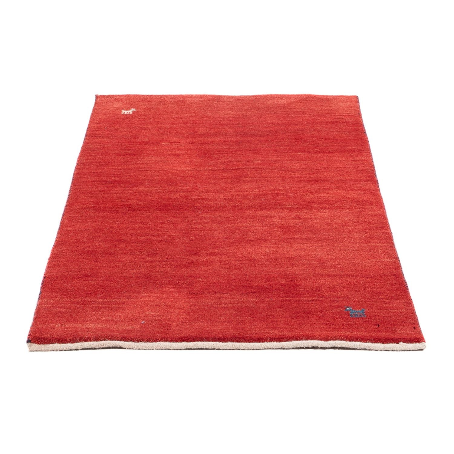 Alfombra Gabbeh - Persa - 139 x 73 cm - rojo