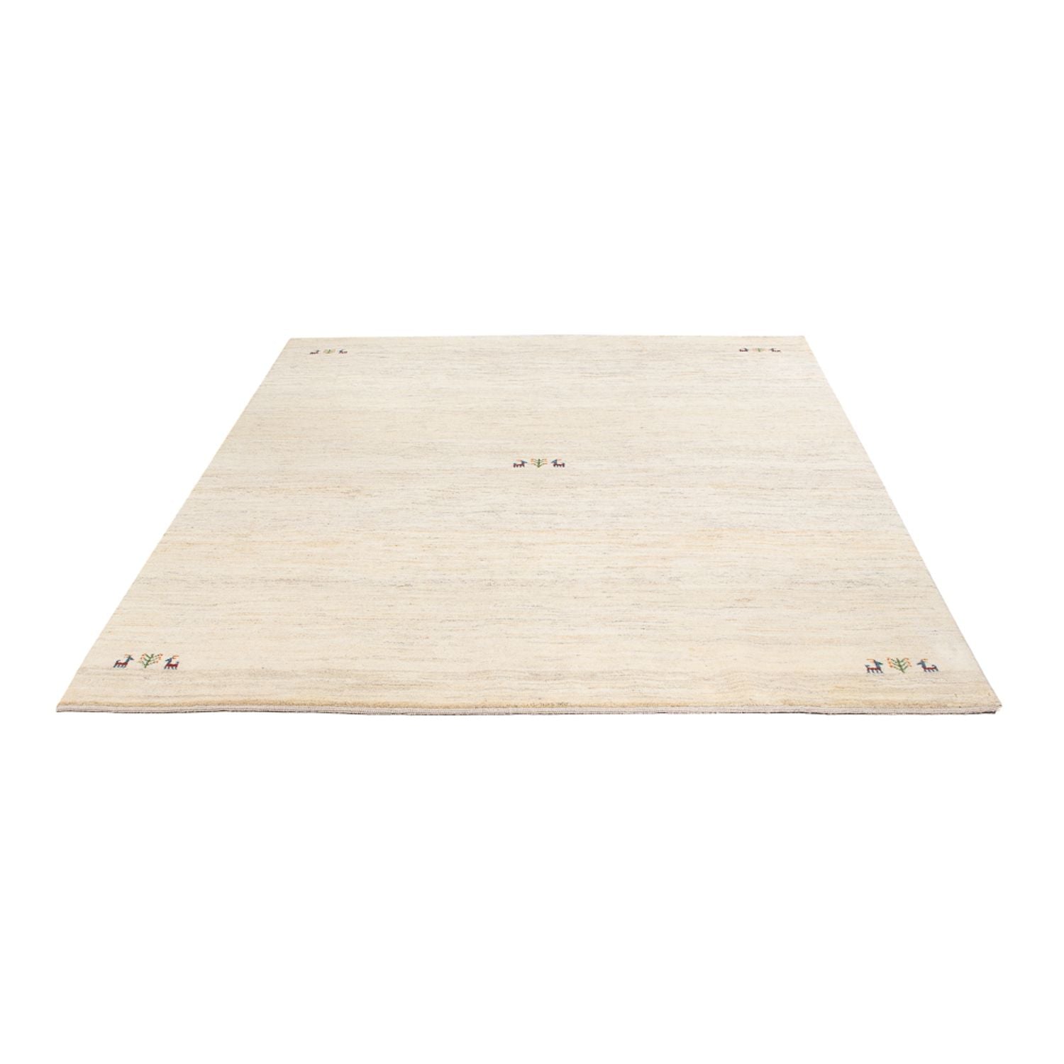 Alfombra Gabbeh - Persa - 237 x 197 cm - blanco