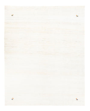 Alfombra Gabbeh - Persa - 193 x 153 cm - blanco