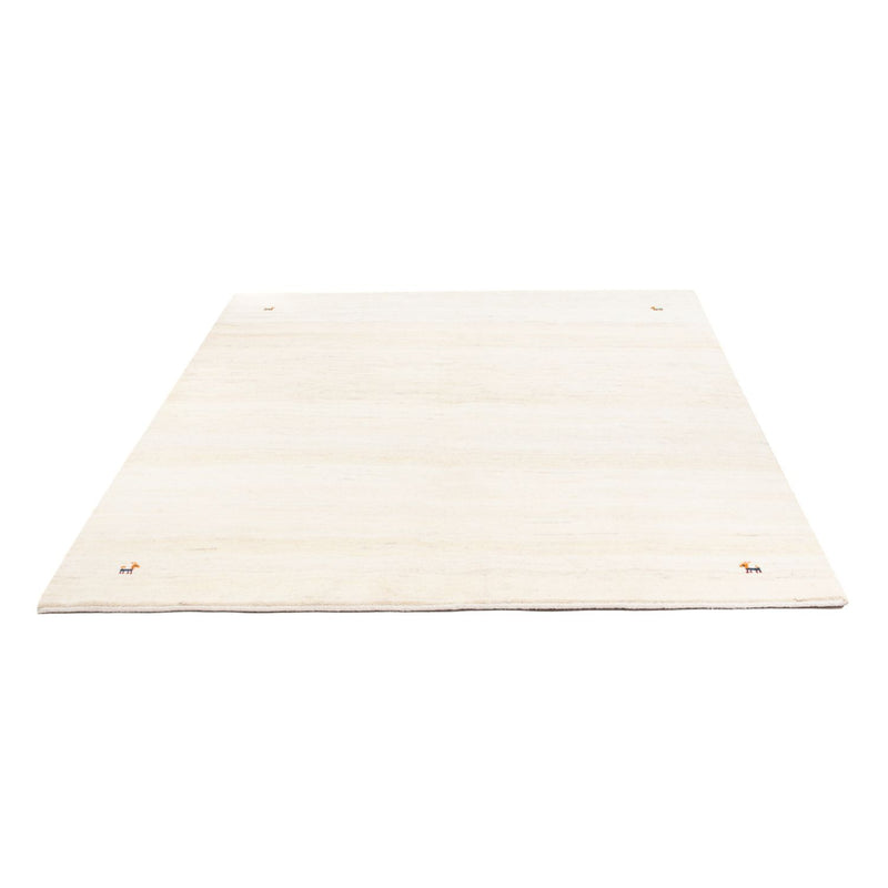 Alfombra Gabbeh - Persa - 193 x 153 cm - blanco
