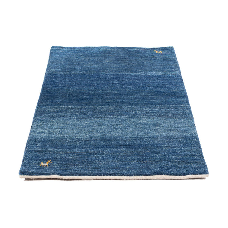 Alfombra Gabbeh - Persa - 135 x 69 cm - azul marino