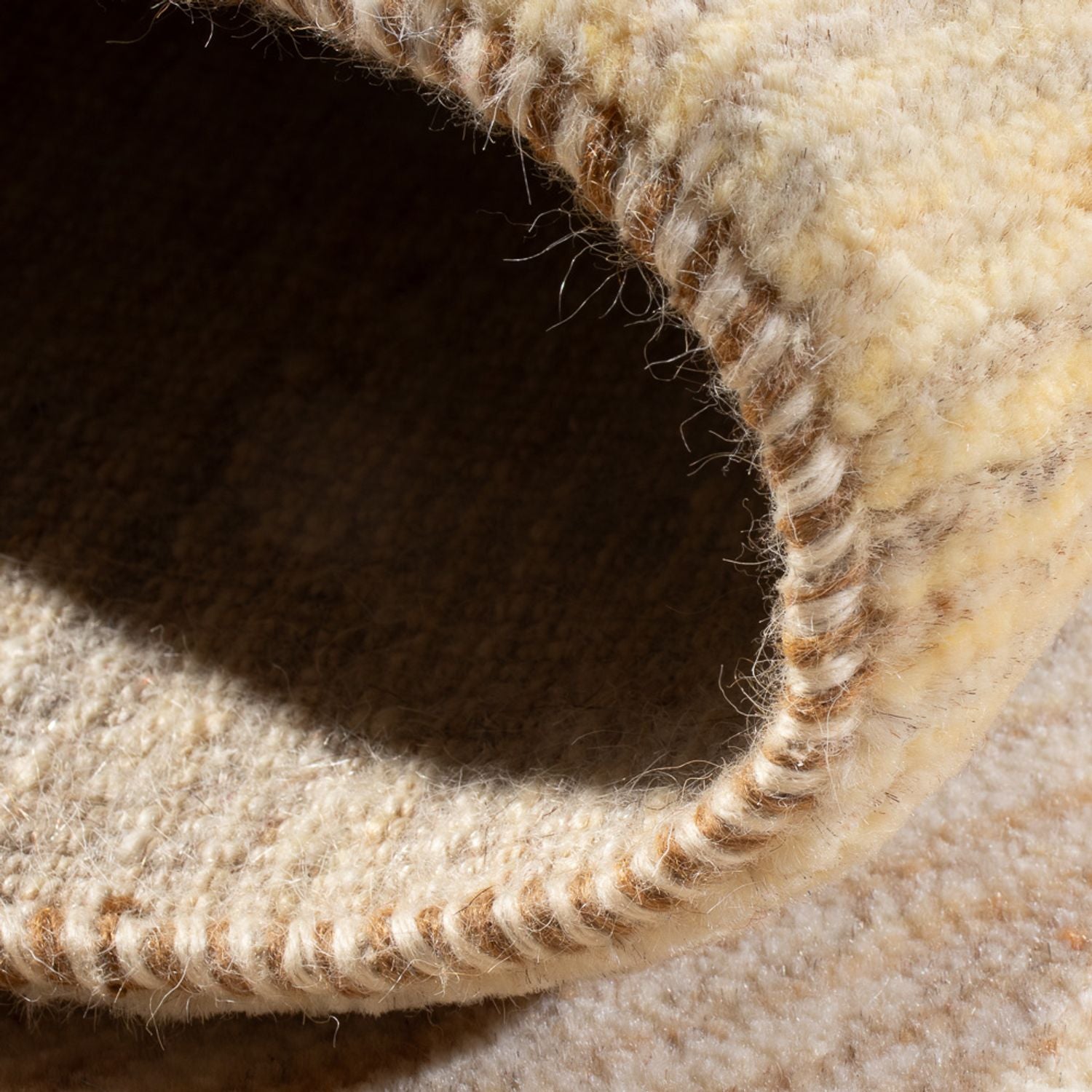Alfombra Gabbeh - Persa - 137 x 73 cm - beige claro