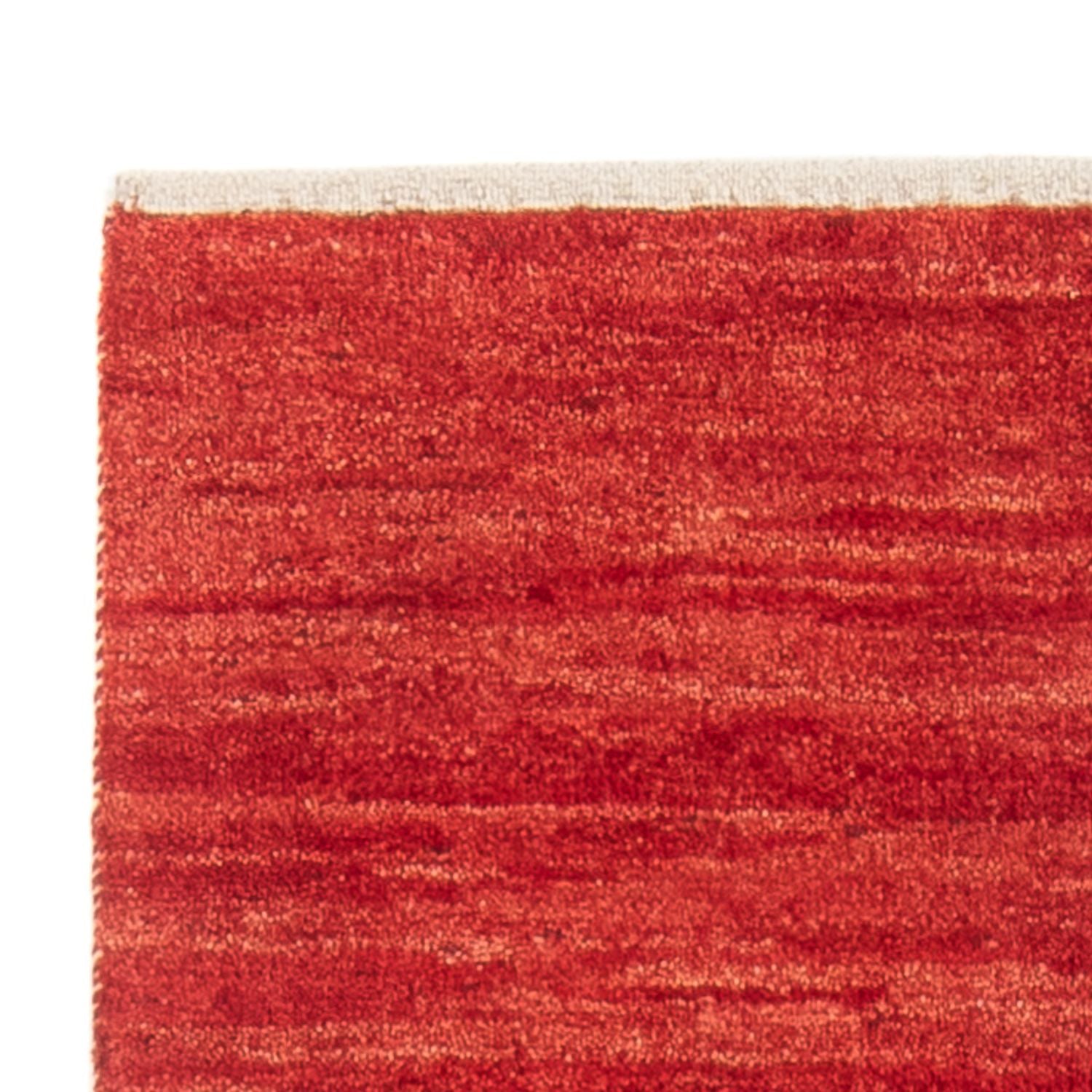 Alfombra de pasillo Alfombra Gabbeh - Persa - 196 x 80 cm - rojo