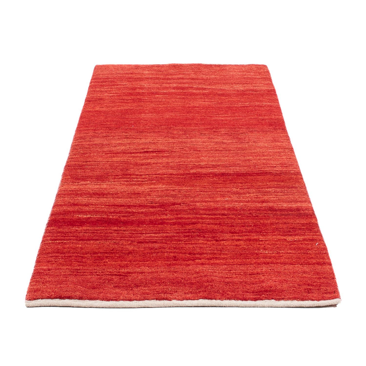 Alfombra de pasillo Alfombra Gabbeh - Persa - 196 x 80 cm - rojo