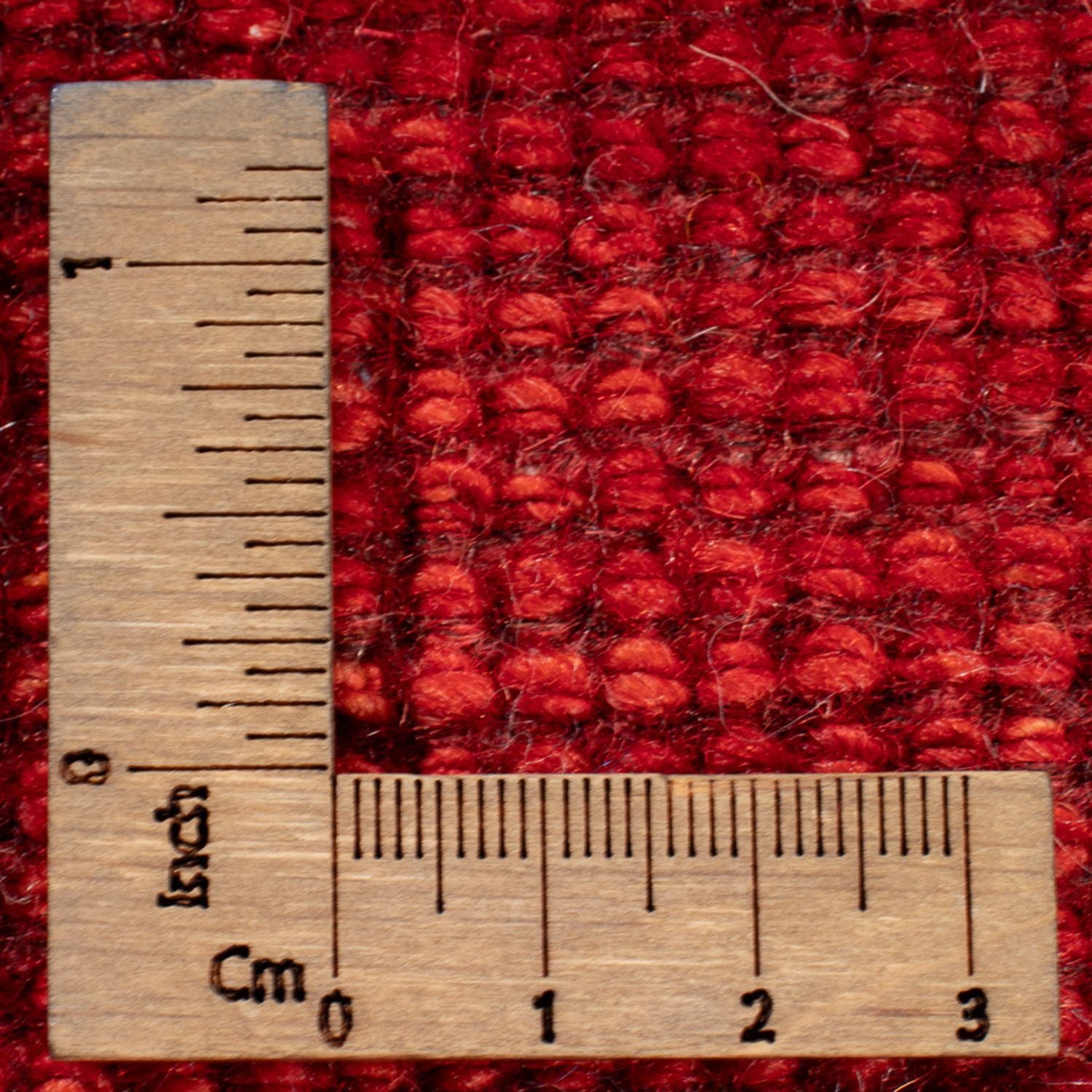 Alfombra de pasillo Alfombra Gabbeh - Persa - 196 x 80 cm - rojo