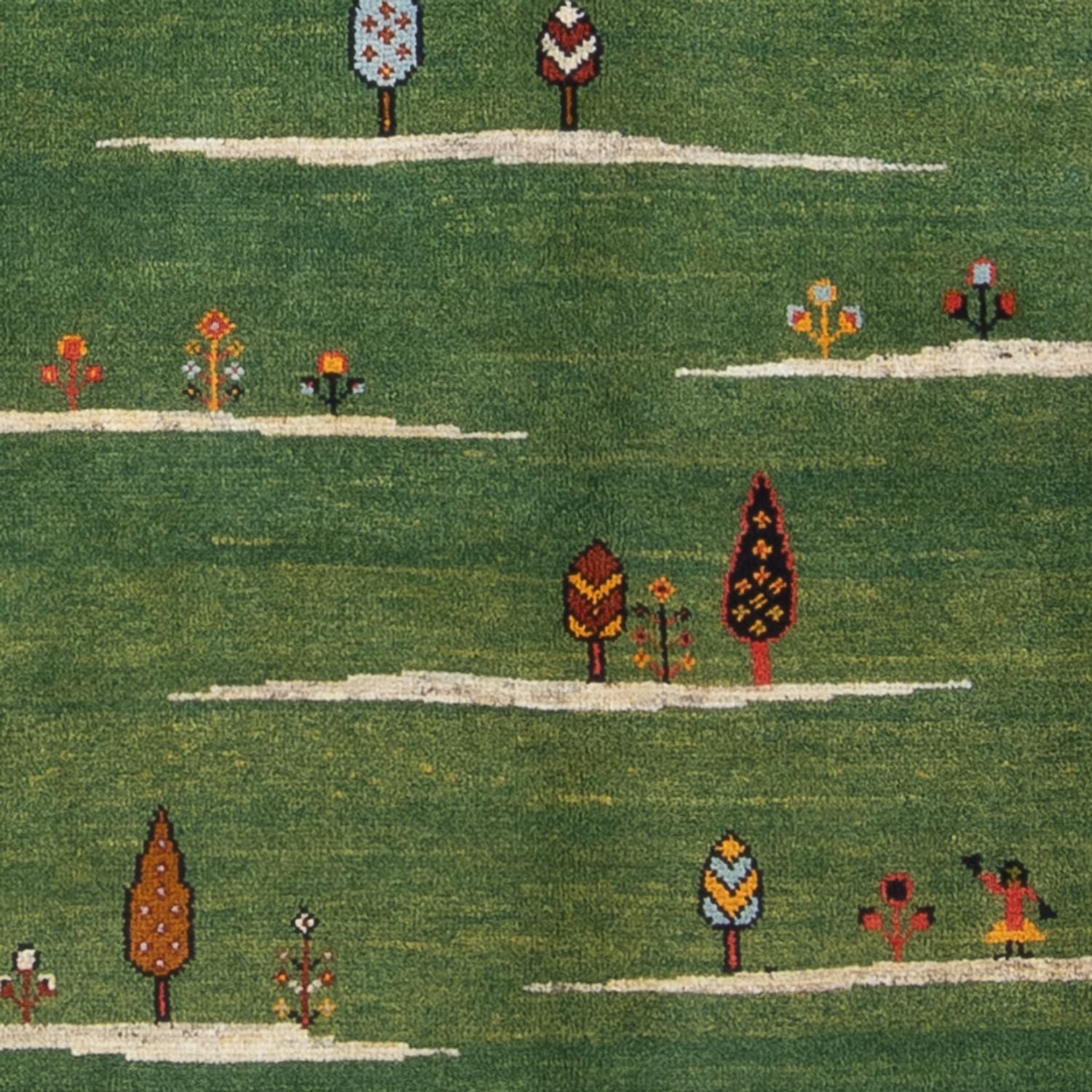Alfombra Gabbeh - Persa - 183 x 120 cm - verde