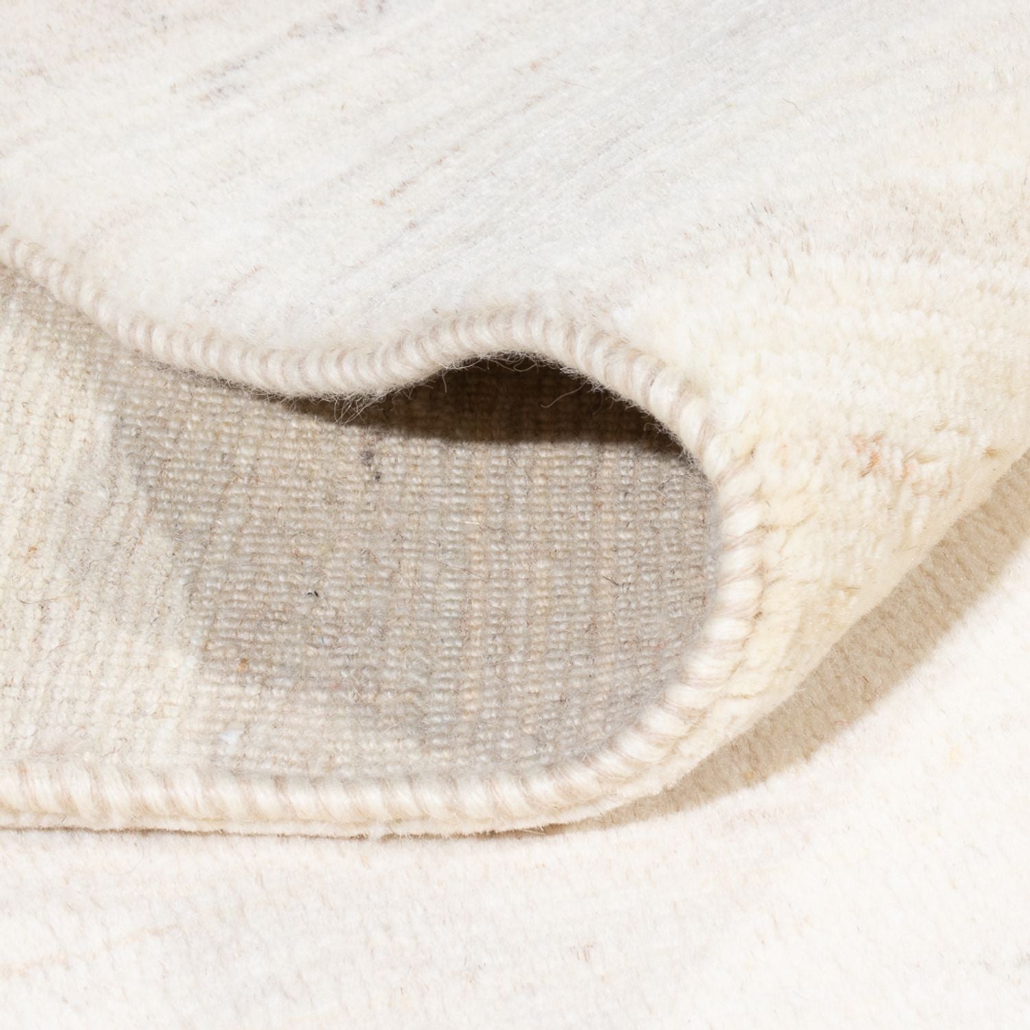 Alfombra Gabbeh - Persa - 232 x 174 cm - blanco