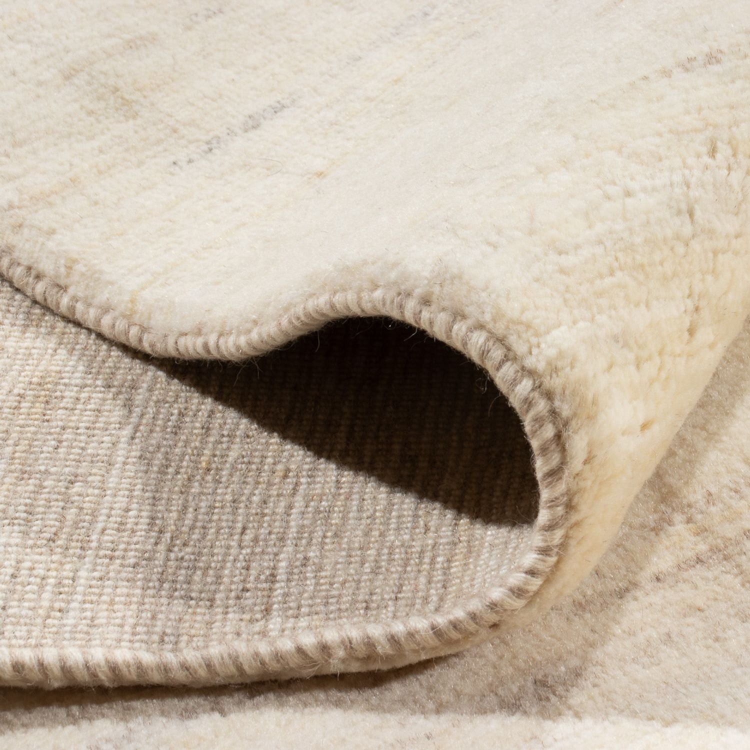 Alfombra Gabbeh - Persa - 297 x 191 cm - blanco