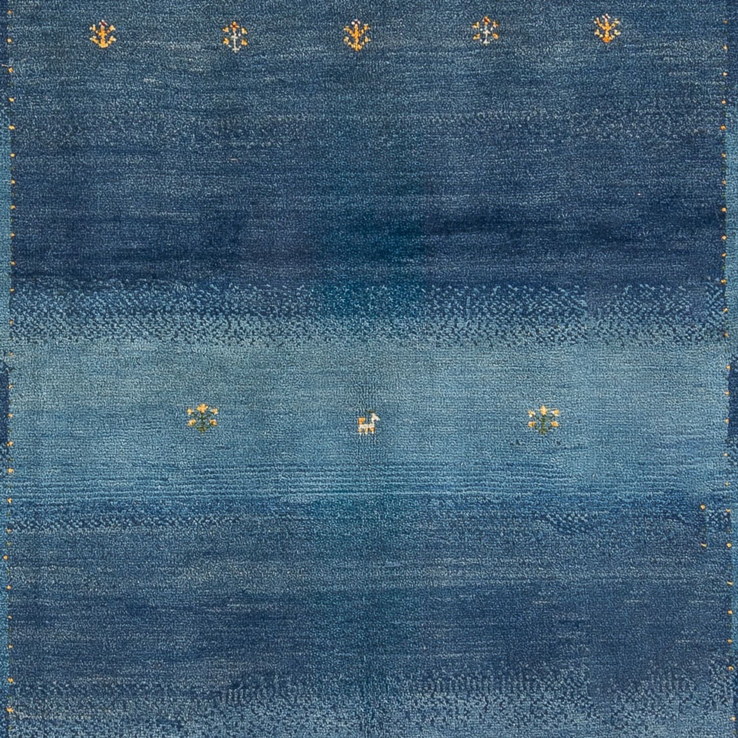 Alfombra Gabbeh - Persa - 264 x 175 cm - azul marino