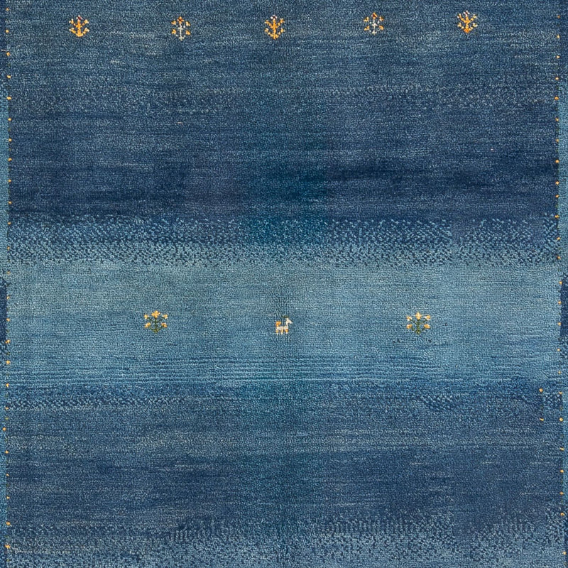Alfombra Gabbeh - Persa - 264 x 175 cm - azul marino