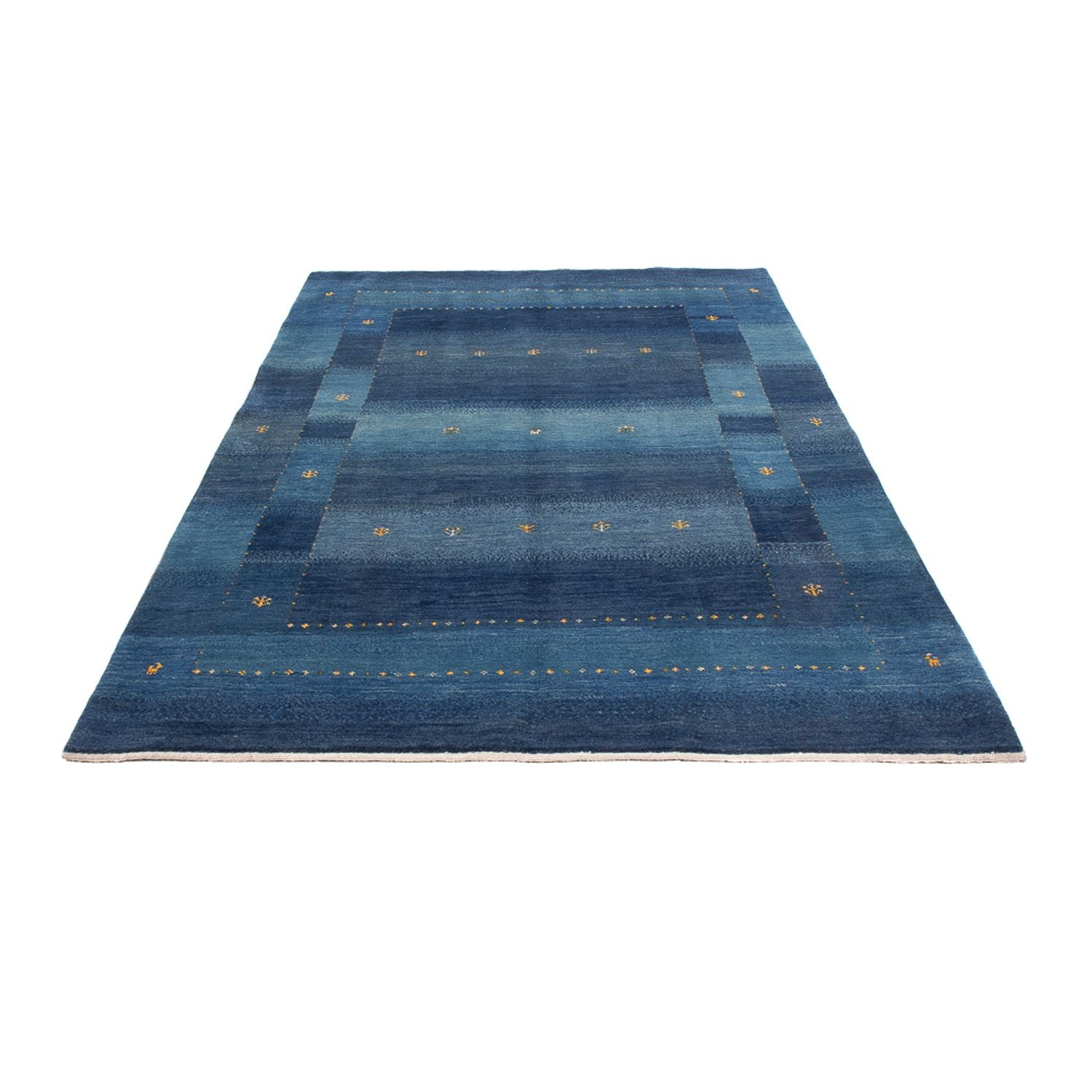 Alfombra Gabbeh - Persa - 264 x 175 cm - azul marino