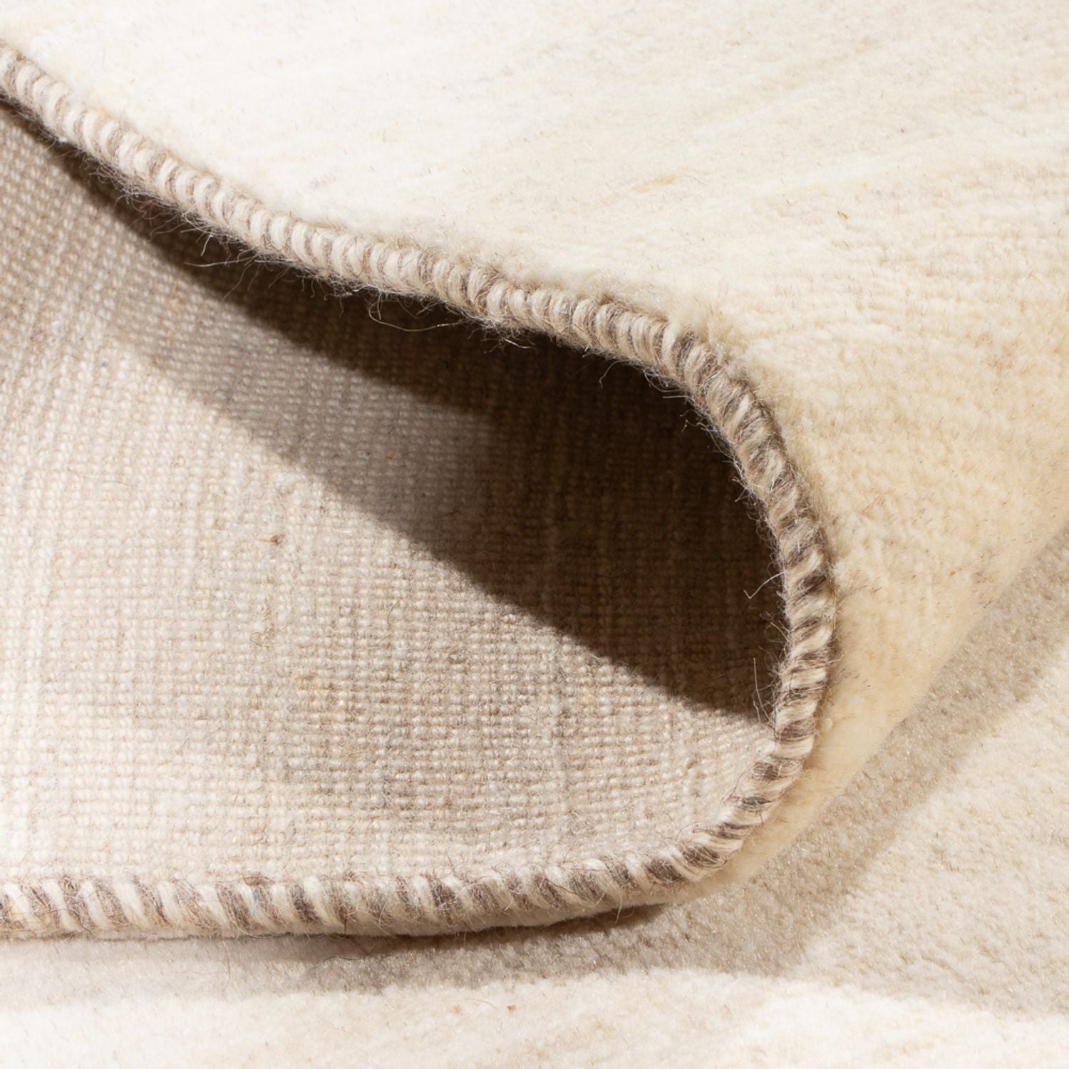 Alfombra Gabbeh - Persa - 340 x 253 cm - blanco