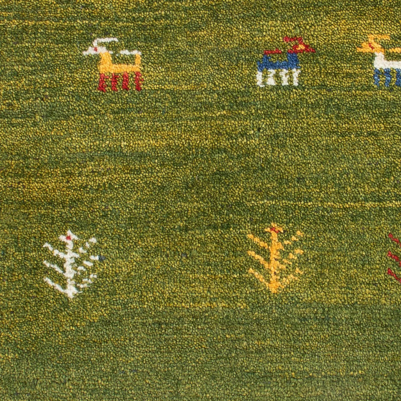 Alfombra Gabbeh - Persa - 86 x 58 cm - verde