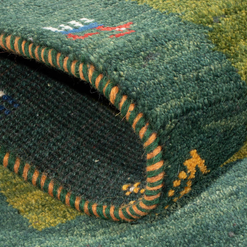 Alfombra Gabbeh - Persa - 86 x 58 cm - verde