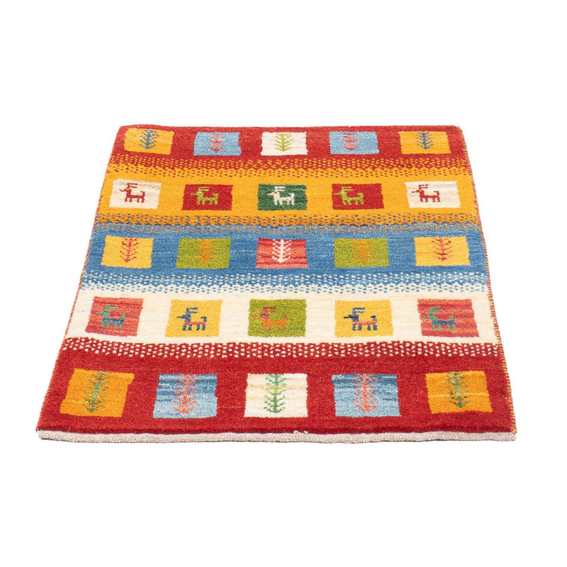 Alfombra Gabbeh - Persa - 87 x 61 cm - multicolor