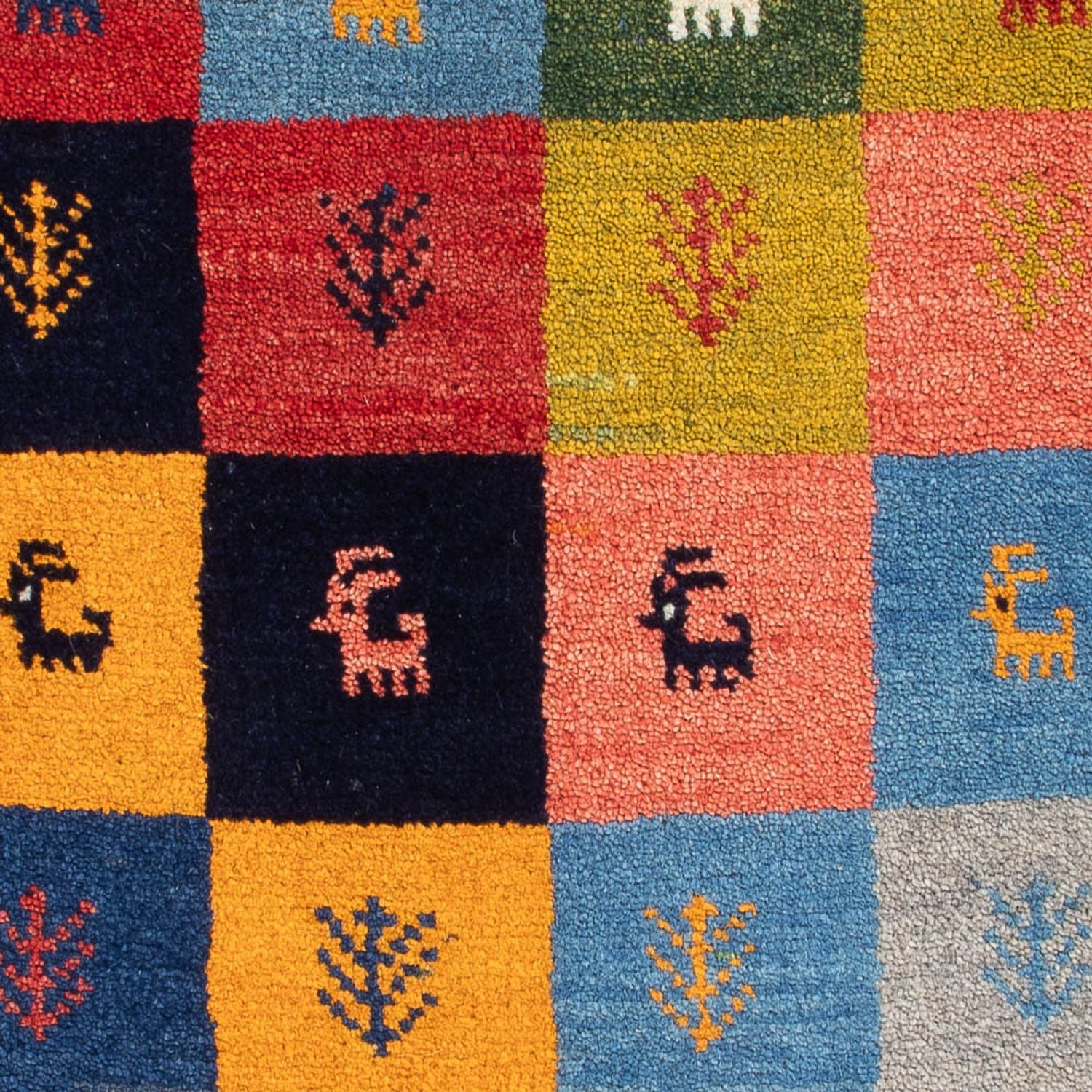 Alfombra Gabbeh - Persa - 90 x 63 cm - multicolor