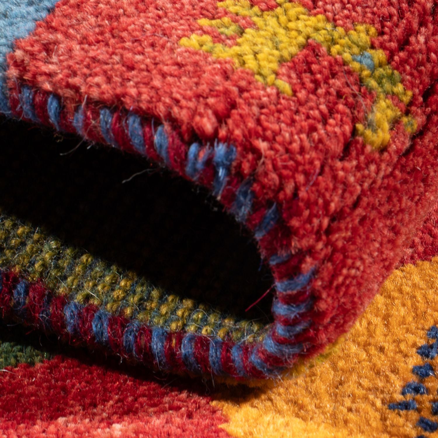 Alfombra Gabbeh - Persa - 90 x 63 cm - multicolor