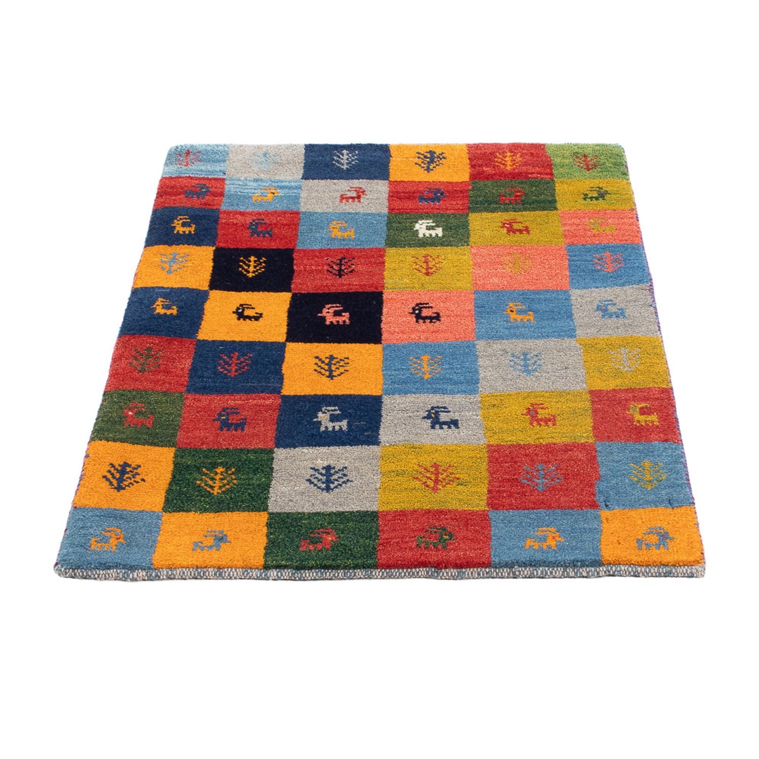 Alfombra Gabbeh - Persa - 90 x 63 cm - multicolor