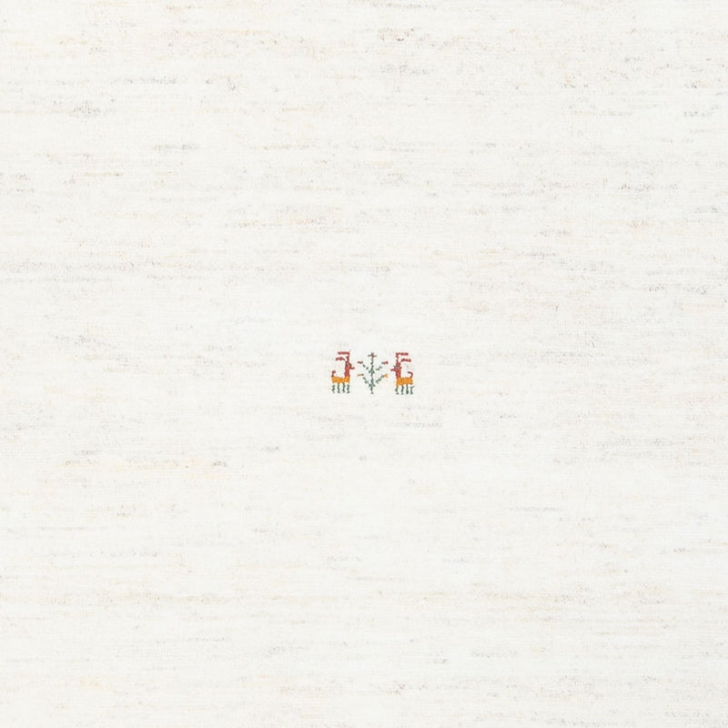 Alfombra Gabbeh - Persa - 243 x 198 cm - blanco