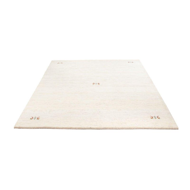 Alfombra Gabbeh - Persa - 243 x 198 cm - blanco